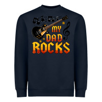 Navy my dad rocks Heavyweight Sweatshirt - HRA Design Shop