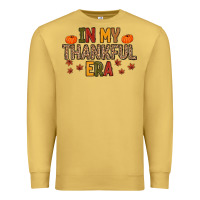 Antique Gold In My Thankful Era Premium Sweatshirt - MaliasSmallBusiness