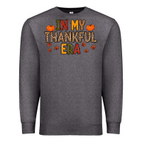 Charcoal Heather In My Thankful Era Premium Sweatshirt - MaliasSmallBusiness