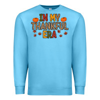 Ocean Blue In My Thankful Era Premium Sweatshirt - MaliasSmallBusiness