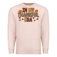 Pale Pink In My Thankful Era Premium Sweatshirt - MaliasSmallBusiness