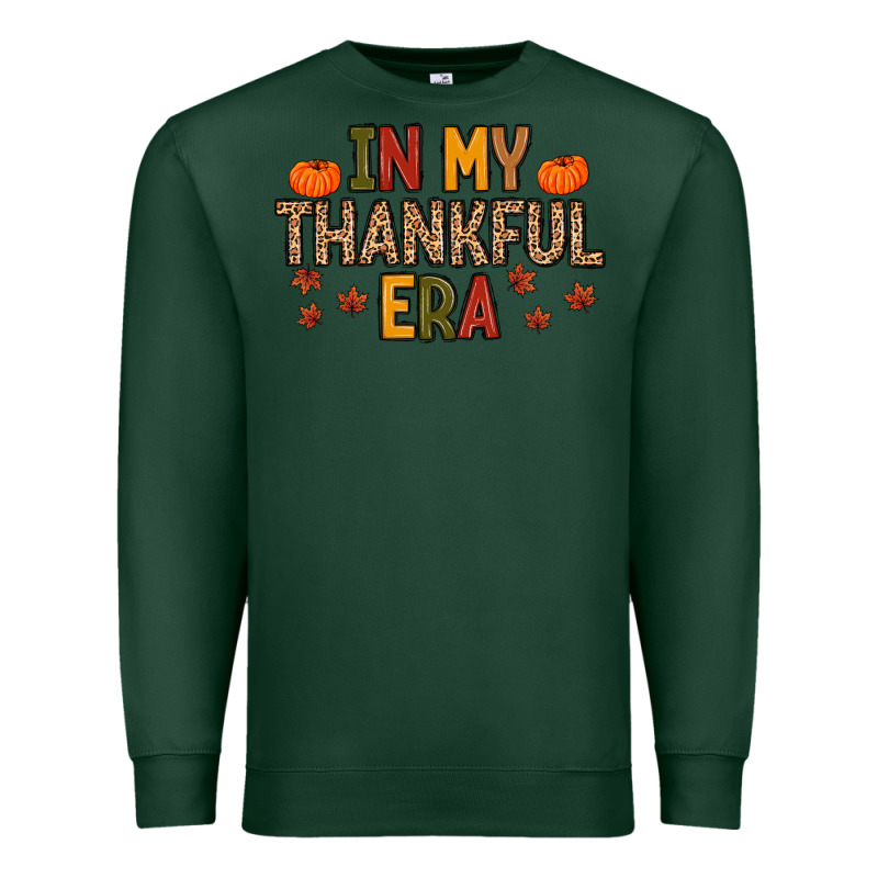 In My Thankful Era Premium Sweatshirt by MaliasSmallBusiness | Teevron