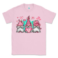 Bubblegum Pink valentines day gnomes Classic Tee - Jasminsmagicworld