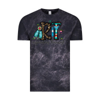 Cloud Black rt respiraory therapist Vintage Tee - CowhideDigitalArt