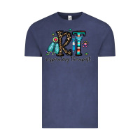 Vintage Denim rt respiraory therapist Vintage Tee - CowhideDigitalArt