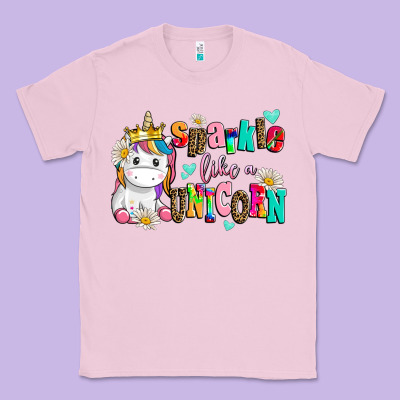 Sparkle Like A Unicorn Classic Tee Designed By Adodesignshop