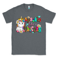 Charcoal Heather sparkle like a unicorn Classic Tee - AdoDesignShop