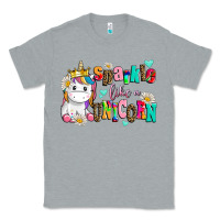 Heather Grey sparkle like a unicorn Classic Tee - AdoDesignShop
