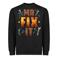Black mr fix it Heavyweight Sweatshirt - HRA Design Shop