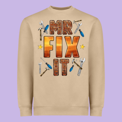 Mr Fix It Heavyweight Sweatshirt Designed By Hra Design Shop
