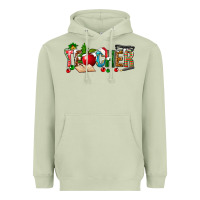 Matcha christmas teacher Heavyweight Hoodie - NancyCooperArtShop