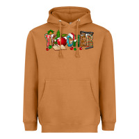 Meerkat christmas teacher Heavyweight Hoodie - NancyCooperArtShop