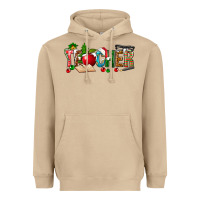 Mushroom christmas teacher Heavyweight Hoodie - NancyCooperArtShop