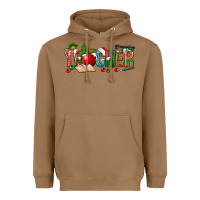 Toasted Coconut christmas teacher Heavyweight Hoodie - NancyCooperArtShop