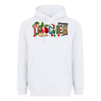 White christmas teacher Heavyweight Hoodie - NancyCooperArtShop