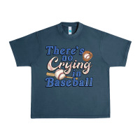 Midnight Navy theres no crying in baseball Urban Heavy Tee - JahusDesignShop