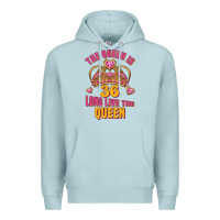 Blue Mist the queen is 36 long live the queen Premium Hoodie - Jasminsmagicworld