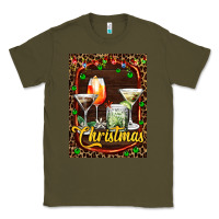 Army Green cocktail set for Christmas Classic Tee - AdoDesignShop