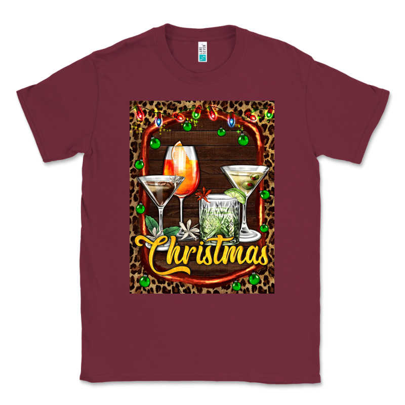 Cocktail Set For Christmas Classic Tee by AdoDesignShop | Teevron