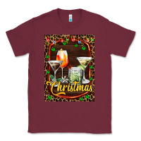 Burgundy cocktail set for Christmas Classic Tee - AdoDesignShop