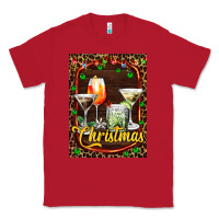Red cocktail set for Christmas Classic Tee - AdoDesignShop