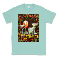 Seafoam cocktail set for Christmas Classic Tee - AdoDesignShop