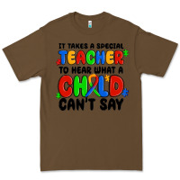 Cacao it takes a special teacher to hear what a child ca Premium Tee - MaliasSmallBusiness