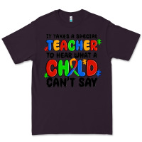 Plum it takes a special teacher to hear what a child ca Premium Tee - MaliasSmallBusiness