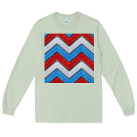 Matcha Glitter 4th of July Seamless Pattern Long Sleeve Tee - BundleAndBundleShop