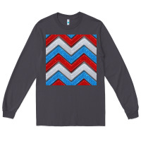 Smoke Glitter 4th of July Seamless Pattern Long Sleeve Tee - BundleAndBundleShop