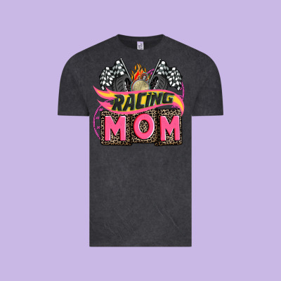 Racing Mom With Racing Oto Equipment Vintage Tee Designed By Adodesignshop