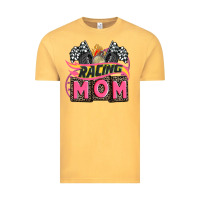 Vintage Mustard racing mom with racing oto equipment Vintage Tee - AdoDesignShop