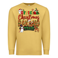 Antique Gold Official Christmas baking team Premium Sweatshirt - NancyCooperArtShop