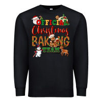 Black Official Christmas baking team Premium Sweatshirt - NancyCooperArtShop
