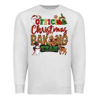 Oatmeal Heather Official Christmas baking team Premium Sweatshirt - NancyCooperArtShop