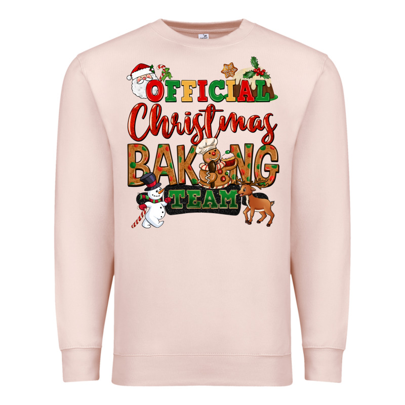 Official Christmas Baking Team Premium Sweatshirt by NancyCooperArtShop | Teevron