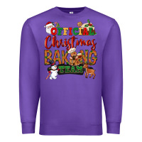 Purple Official Christmas baking team Premium Sweatshirt - NancyCooperArtShop