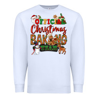 White Official Christmas baking team Premium Sweatshirt - NancyCooperArtShop