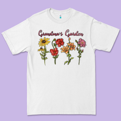 Premium Tee grandma's garden