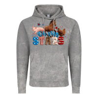 Cloud Rock Horse pig chicken with oh my stars Vintage Hoodie - Neo Western