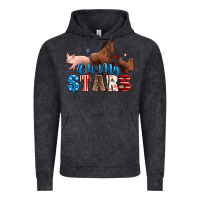 Vintage Black Horse pig chicken with oh my stars Vintage Hoodie - Neo Western