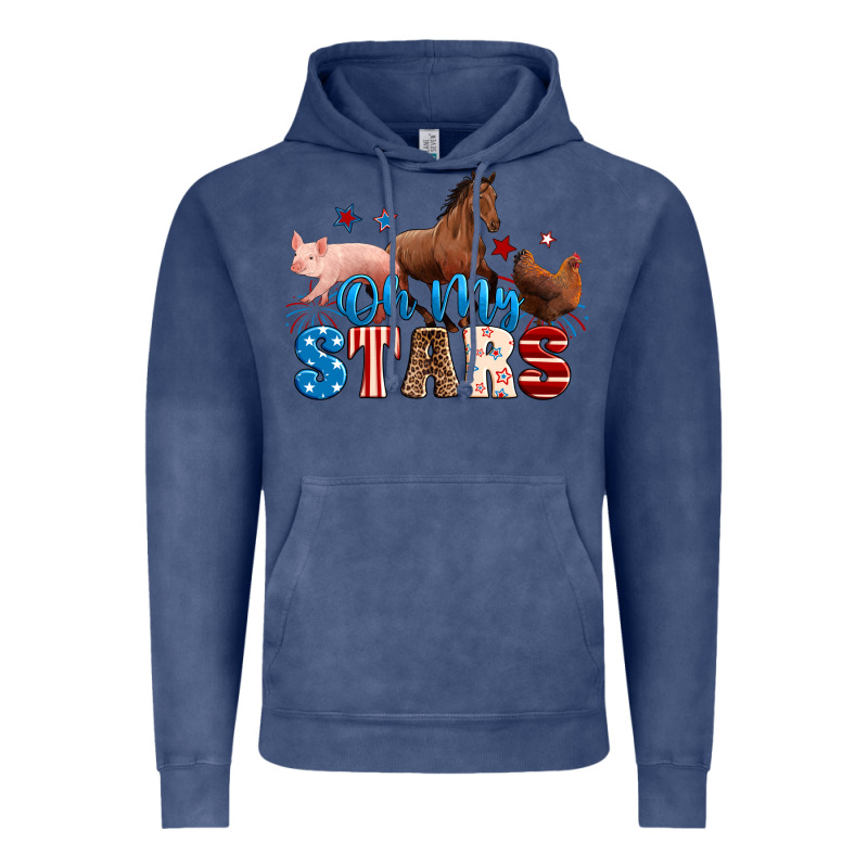 Horse Pig Chicken With Oh My Stars Vintage Hoodie by Neo Western | Teevron
