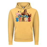 Vintage Mustard Horse pig chicken with oh my stars Vintage Hoodie - Neo Western