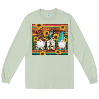 Matcha western gnomes cactus sunflowers serape wooden leopard gemstone Long Sleeve Tee - Artiststas