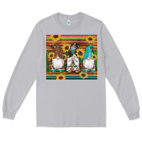 Moon Dust western gnomes cactus sunflowers serape wooden leopard gemstone Long Sleeve Tee - Artiststas