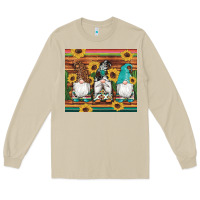 Mushroom western gnomes cactus sunflowers serape wooden leopard gemstone Long Sleeve Tee - Artiststas