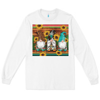 White western gnomes cactus sunflowers serape wooden leopard gemstone Long Sleeve Tee - Artiststas