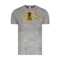Cloud Rock juneteenth afro messy bun libbey glass Vintage Tee - HRA Design Shop