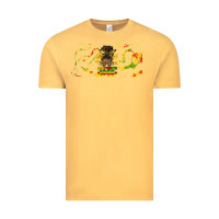 Vintage Mustard juneteenth afro messy bun libbey glass Vintage Tee - HRA Design Shop