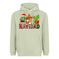 Matcha feliz navidad santa Heavyweight Hoodie - MaliasSmallBusiness